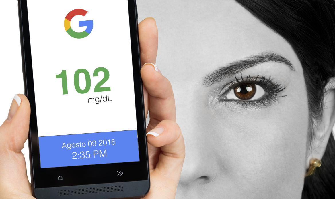 Lentes de contacto digitales de Google medirán continuamente los niveles de glucosa