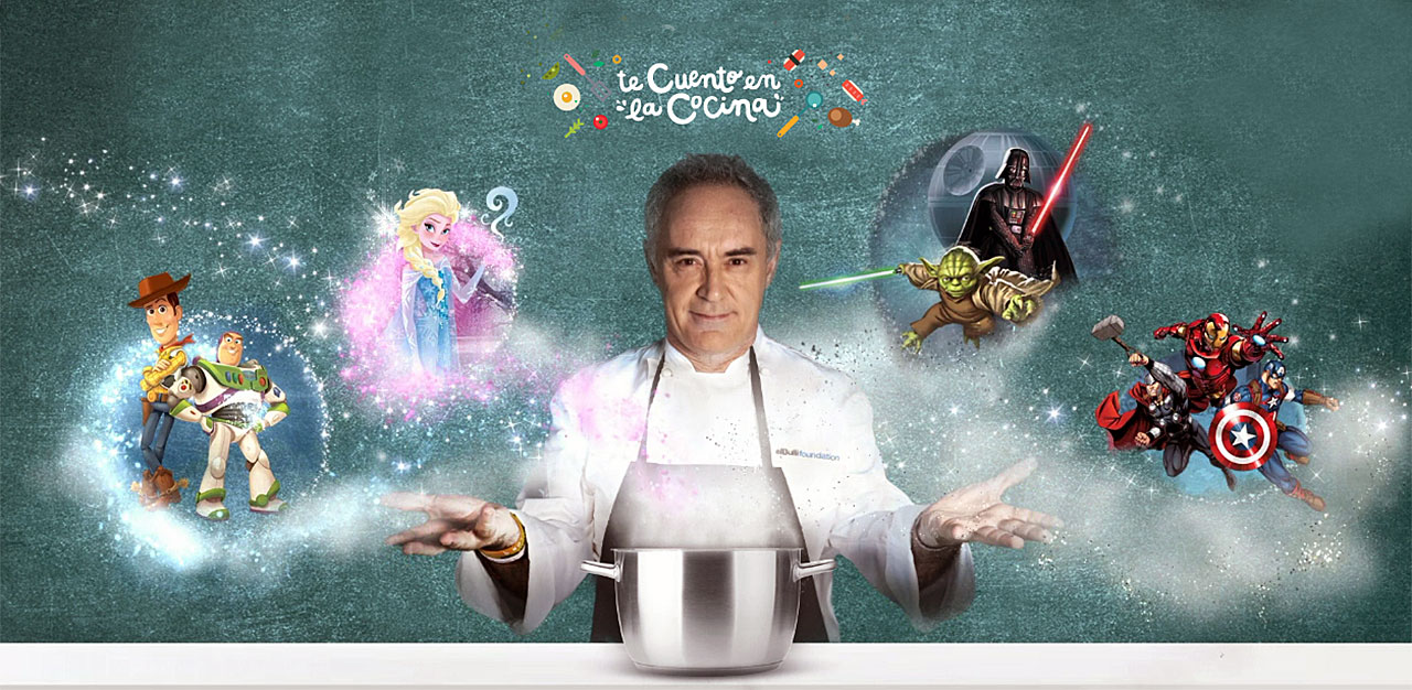 Disney y Ferran Adriá crean el cuento “Te cuento en la cocina”